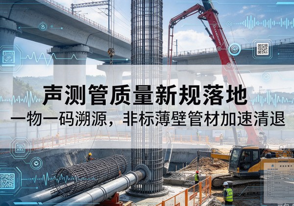 新巴尔虎右旗声测管质量新规落地，一物一码溯源，非标薄壁管材加速清退