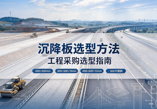 新巴尔虎右旗沉降板选择方法